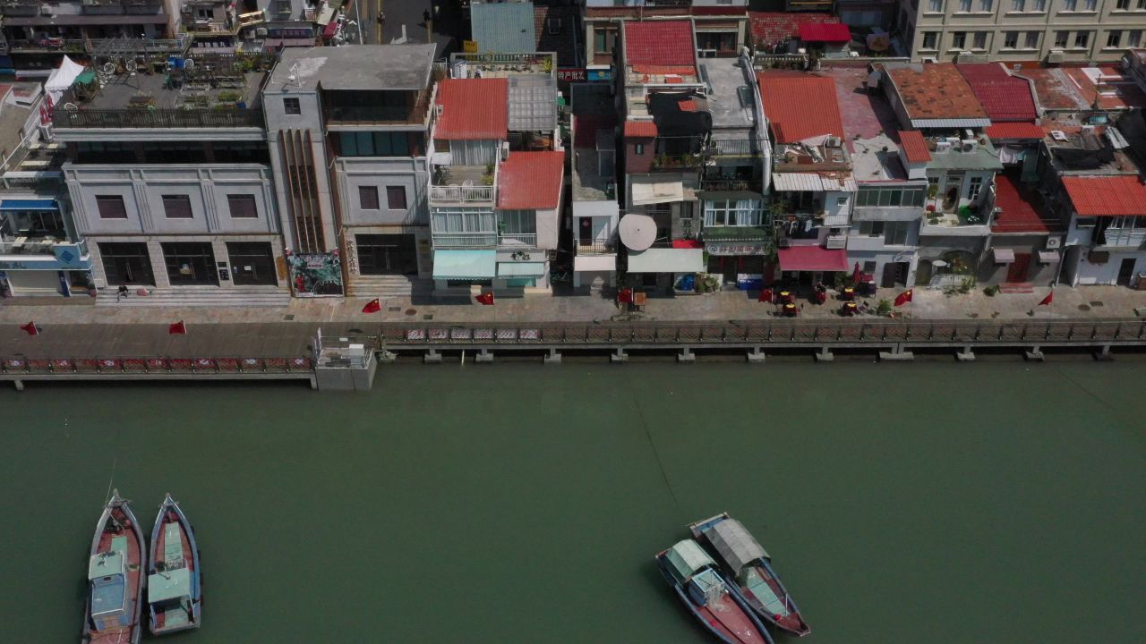 航拍厦门渔村