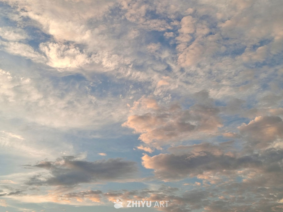 夕阳下的天空