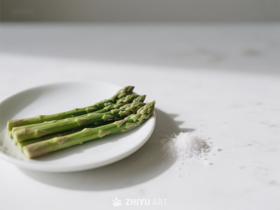 盘中的新鲜芦笋 271