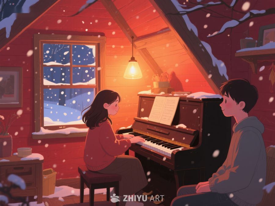 冬夜阁楼钢琴二重奏 112