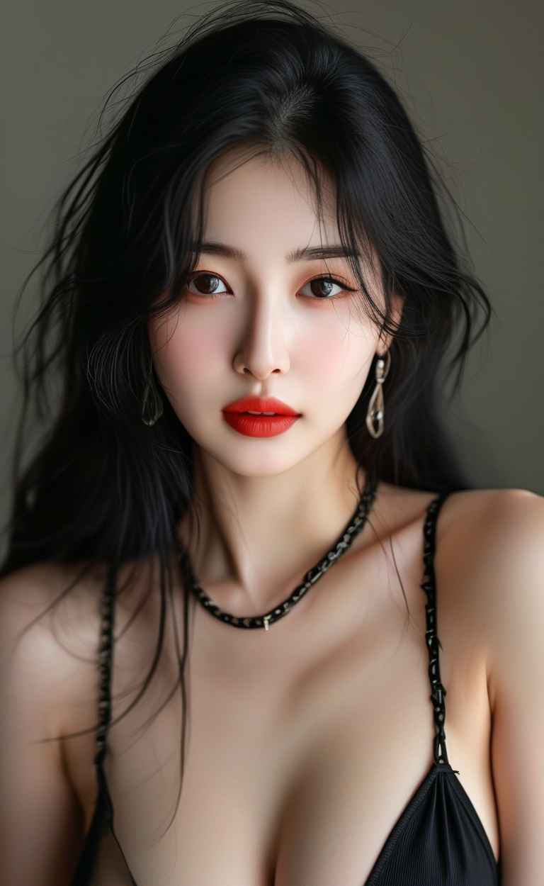 黑色美女性感特写 14