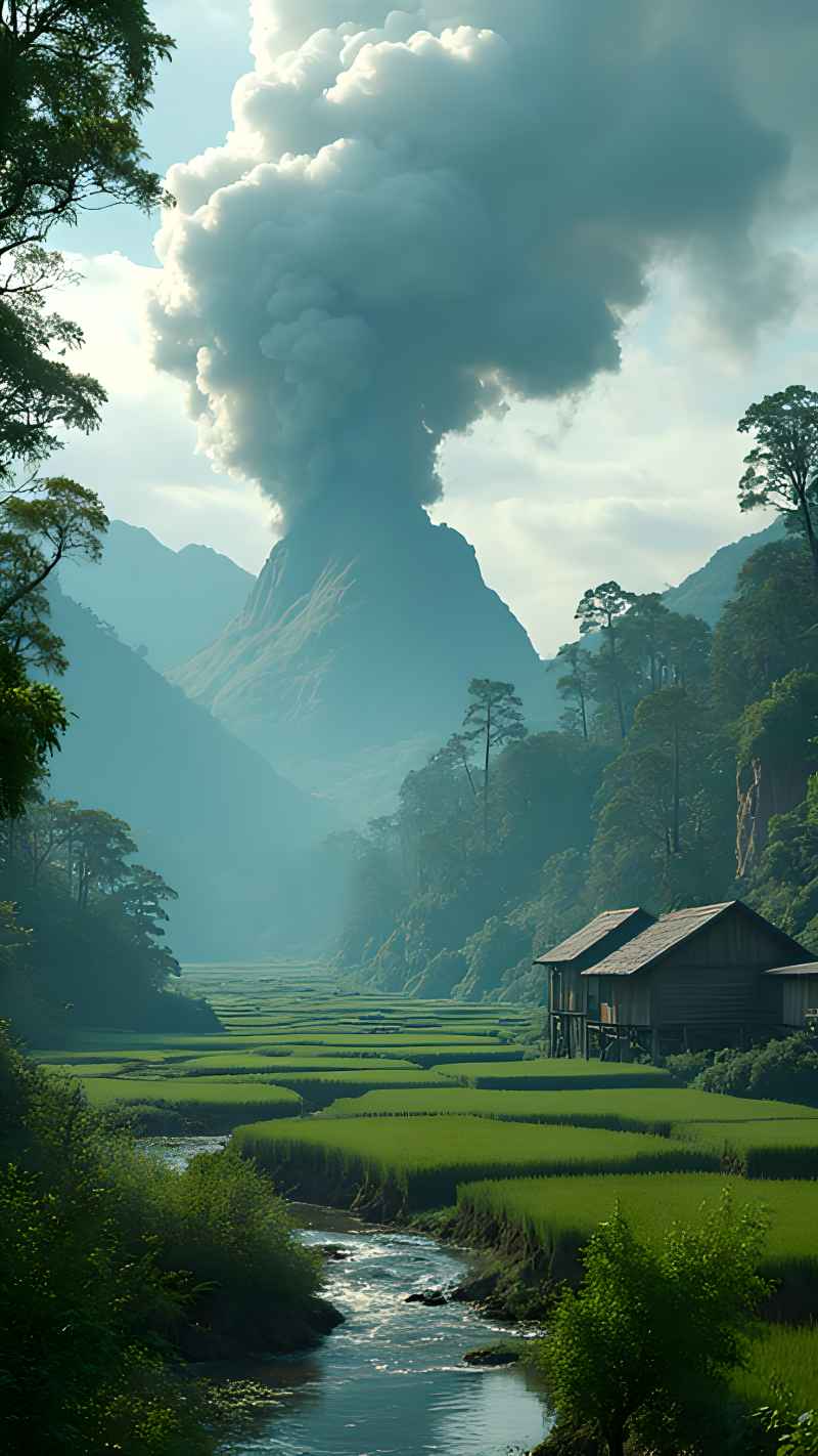 未来风格大自然森林超自然风景画质 27