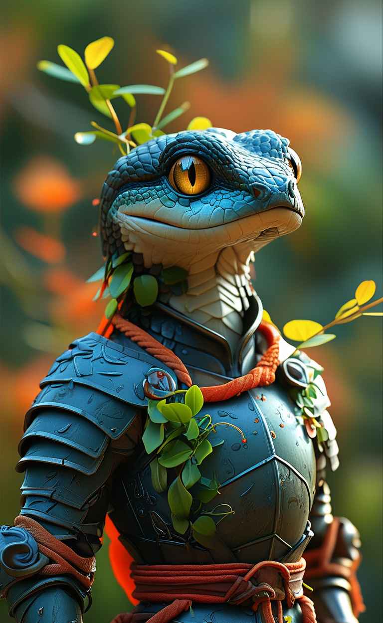 蛇穿铠甲，蛇年 5