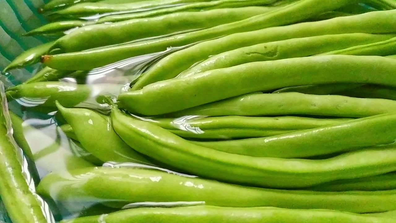 四季豆清洗