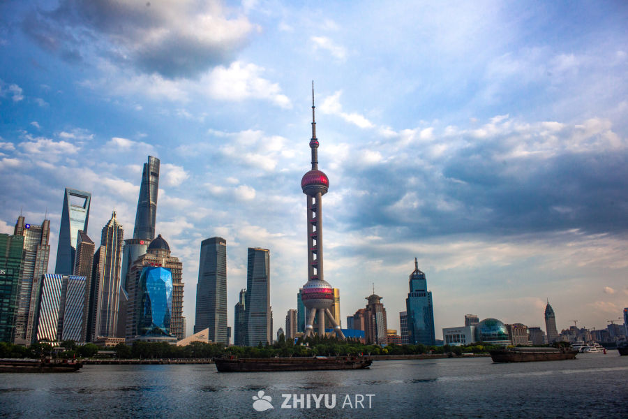 外滩傍晚
