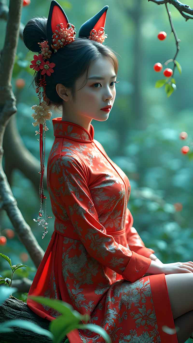 古风狐狸美女半人半妖 2