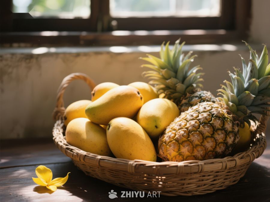 篮子里的芒果和菠萝 214