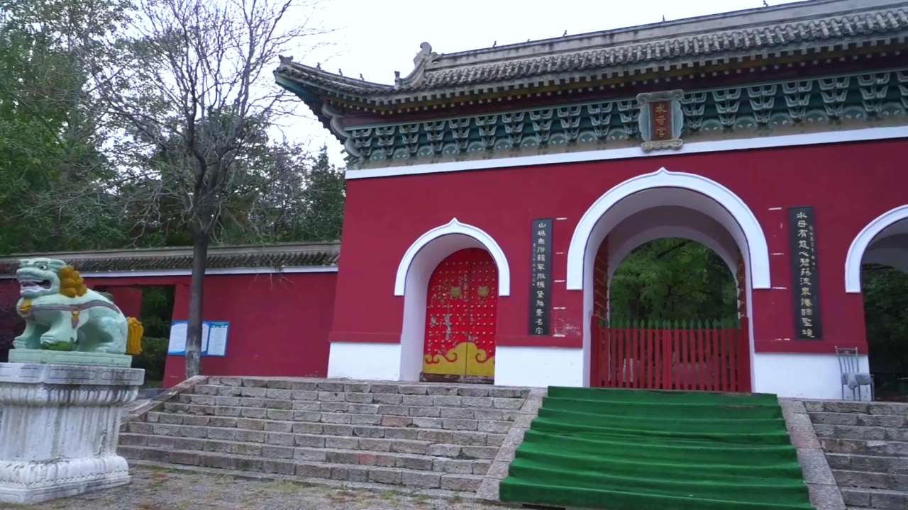 雪落千年古刹，张家口水母宫静谧岁月 1