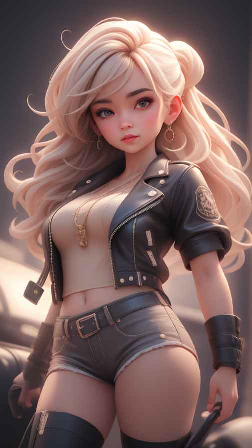 穿牛仔的女孩