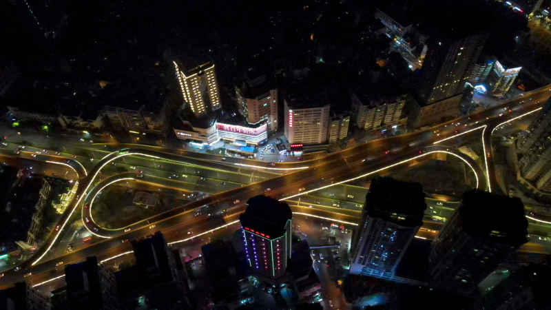 贵州贵阳城市建设航拍摄影图