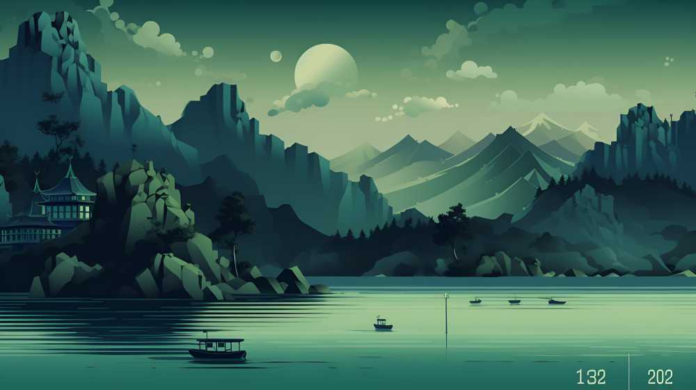 绿色夏季凉快背景图
