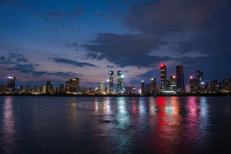 江西南昌城市夜景