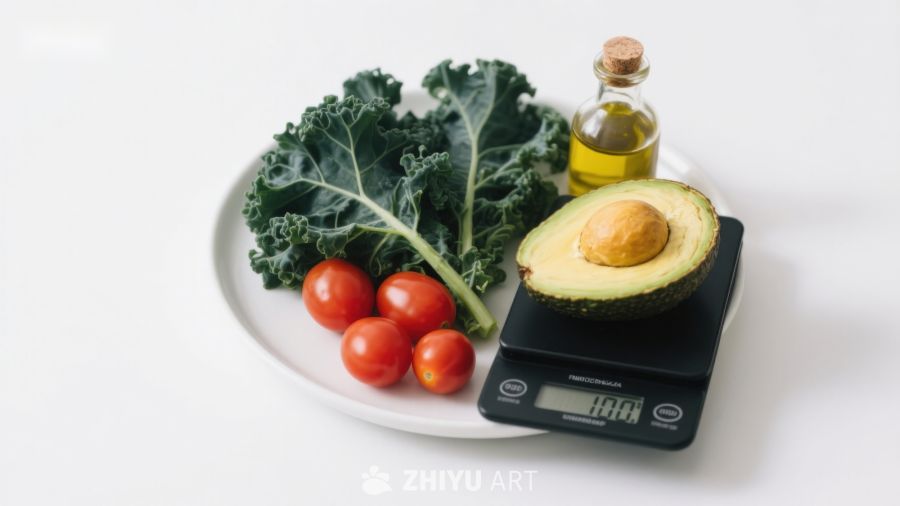 健康食材称重展示