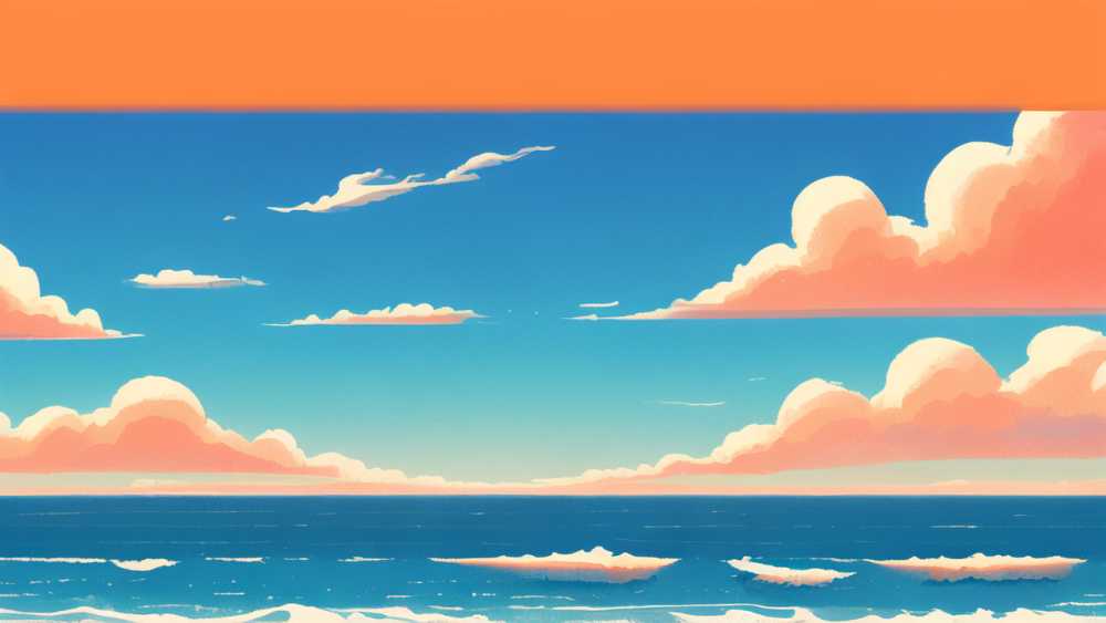 夏季沙滩海上风景
