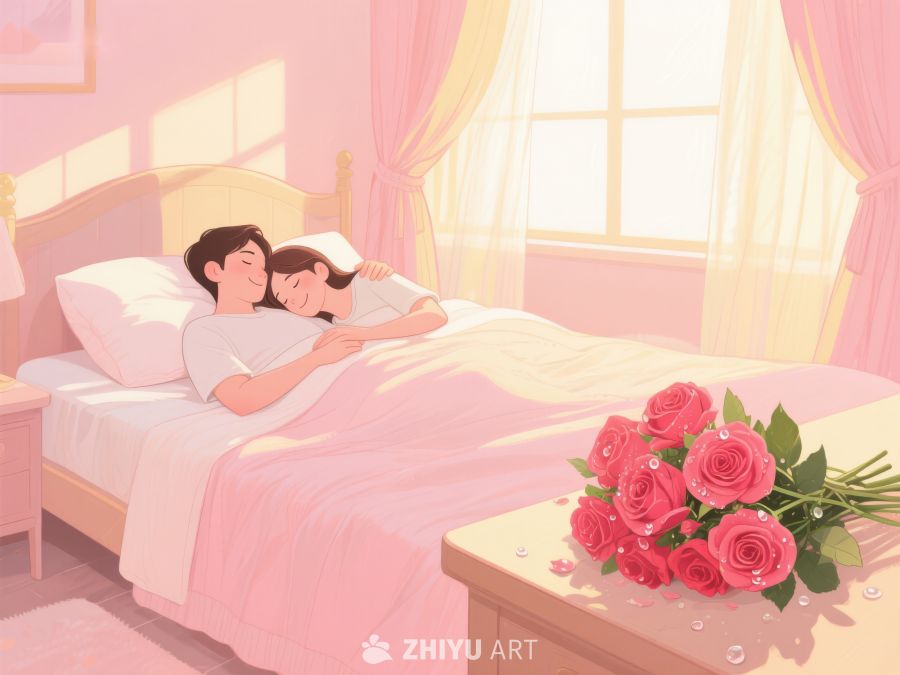 温馨卧室中的甜蜜时光 848