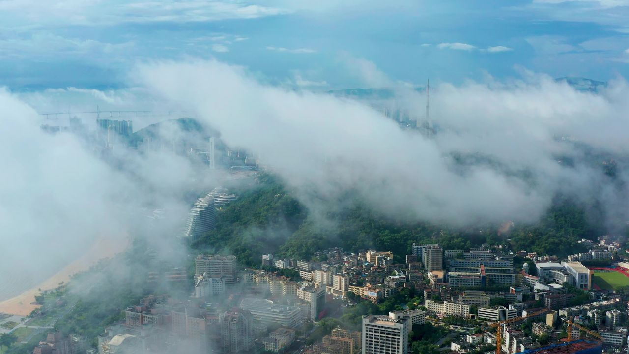 二四年九月珠海有云的天空 三