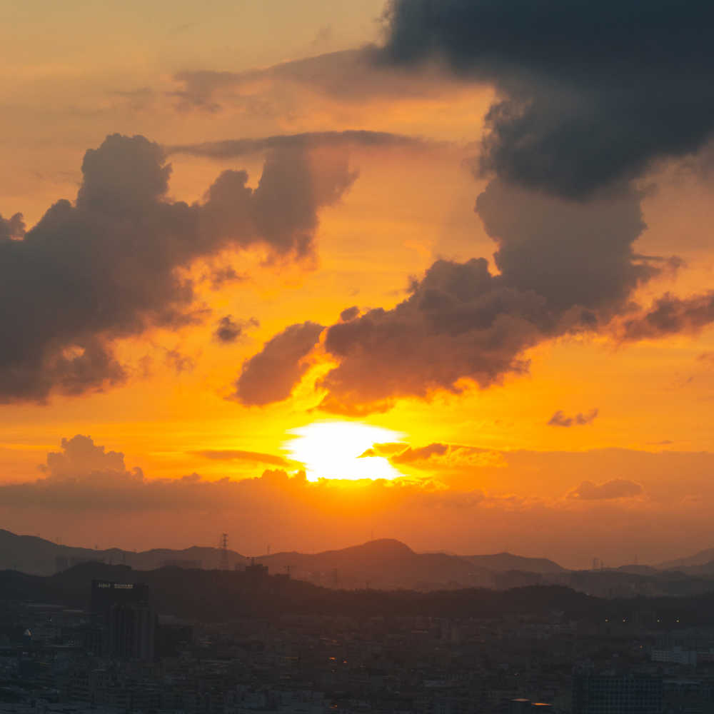 让人惊艳的夕阳