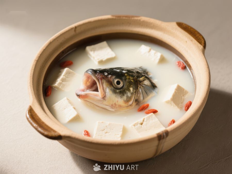 鱼头豆腐汤，鲜美营养 1127