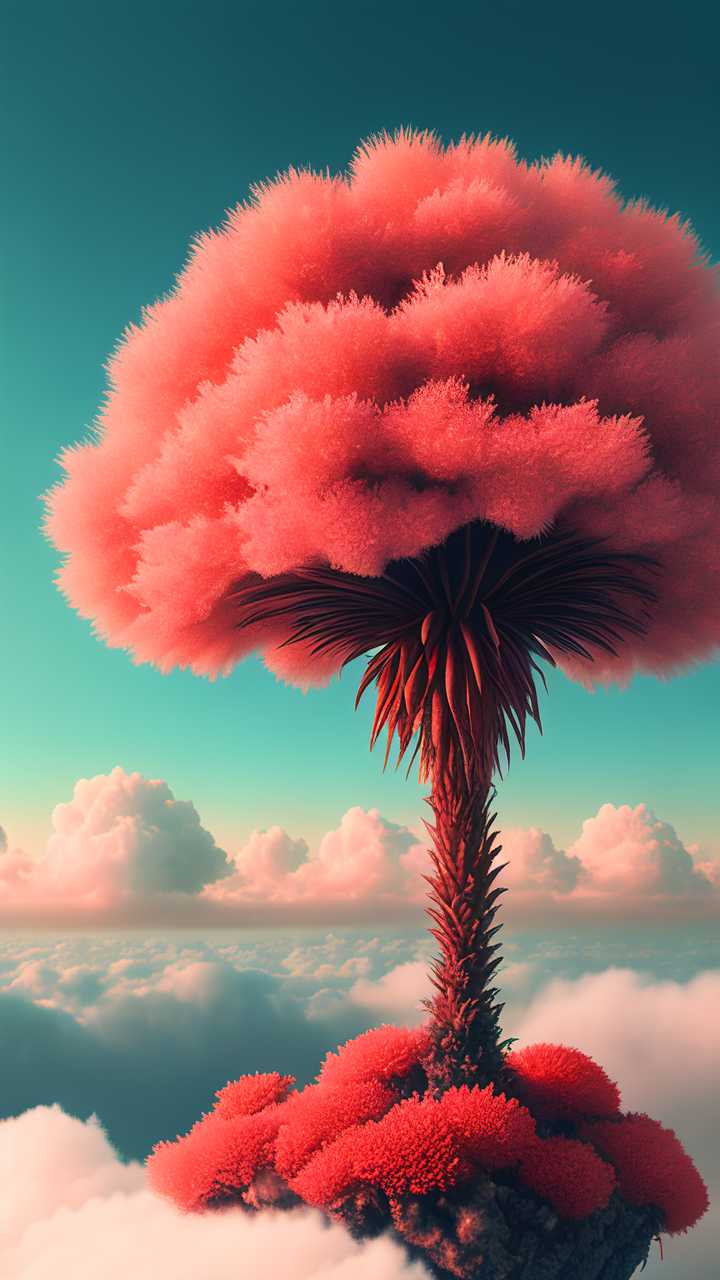棕榈树云朵