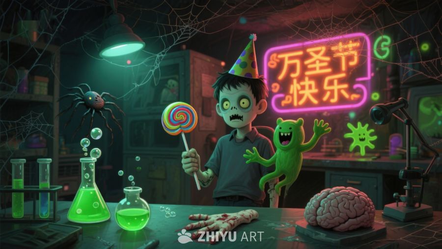 万圣节实验室：僵尸与怪物的欢乐时光