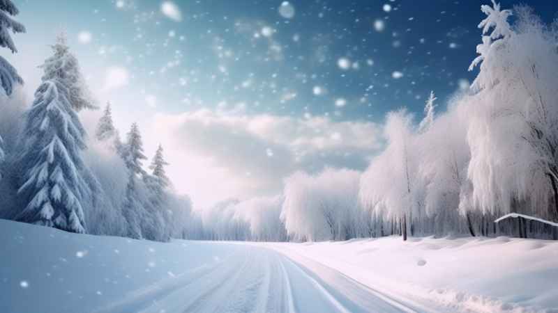 美丽冬季雪景 27