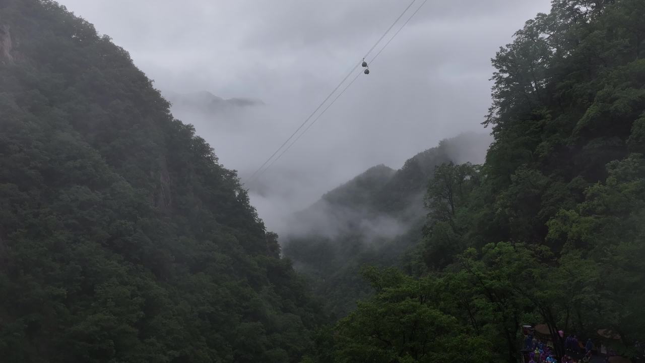 云海山谷缆车之旅