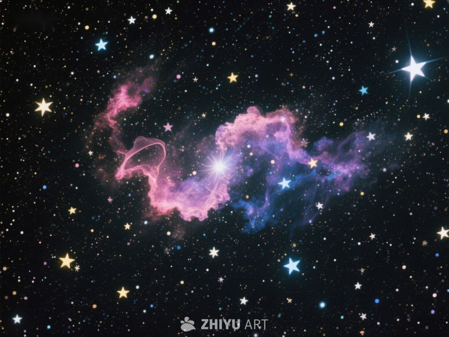 星云璀璨，宇宙深处的粉色奇观 231