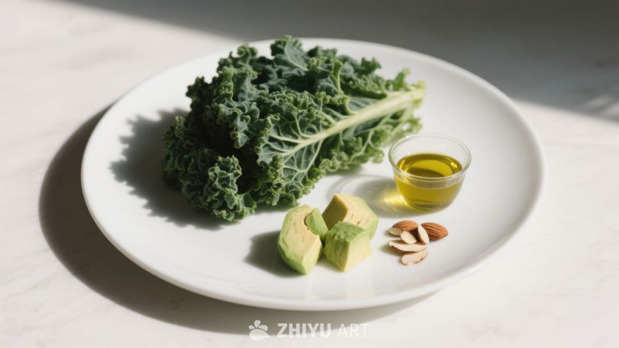 盘中新鲜蔬菜与健康食材