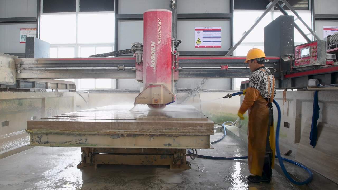 4k贵州石材加工 木纹石生产