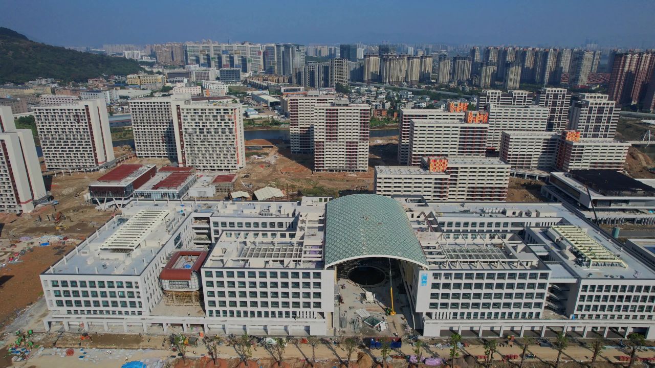 航拍福州福耀科技大学景观 12