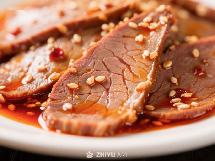 香辣牛肉片配芝麻 1617