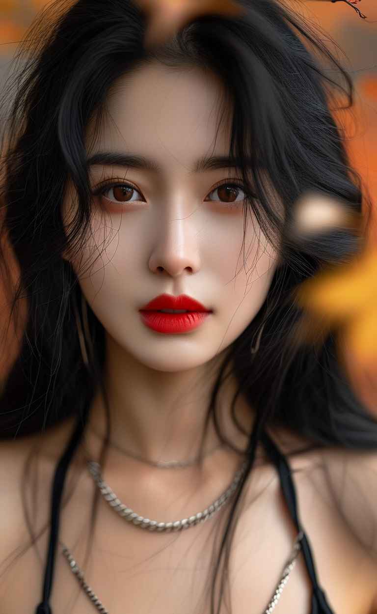 黑色美女性感特写 2