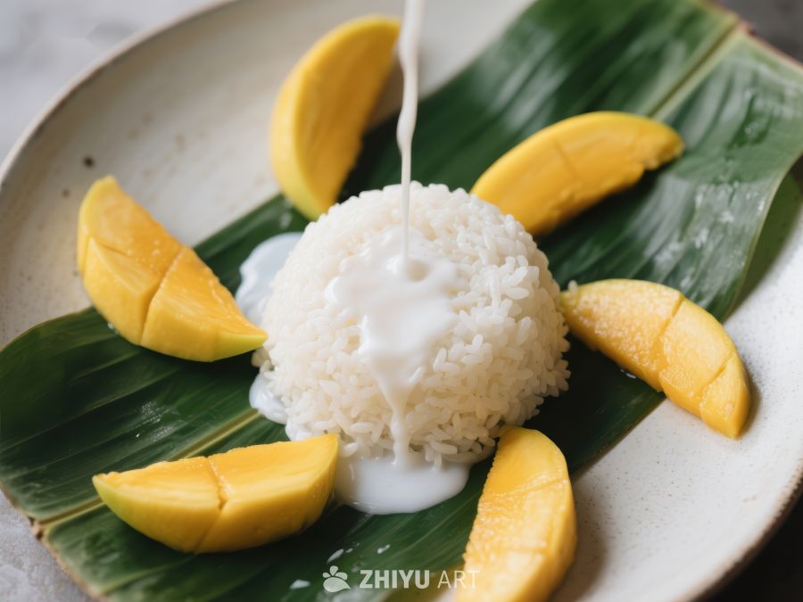 芒果糯米饭，椰奶浇灌的美味 665