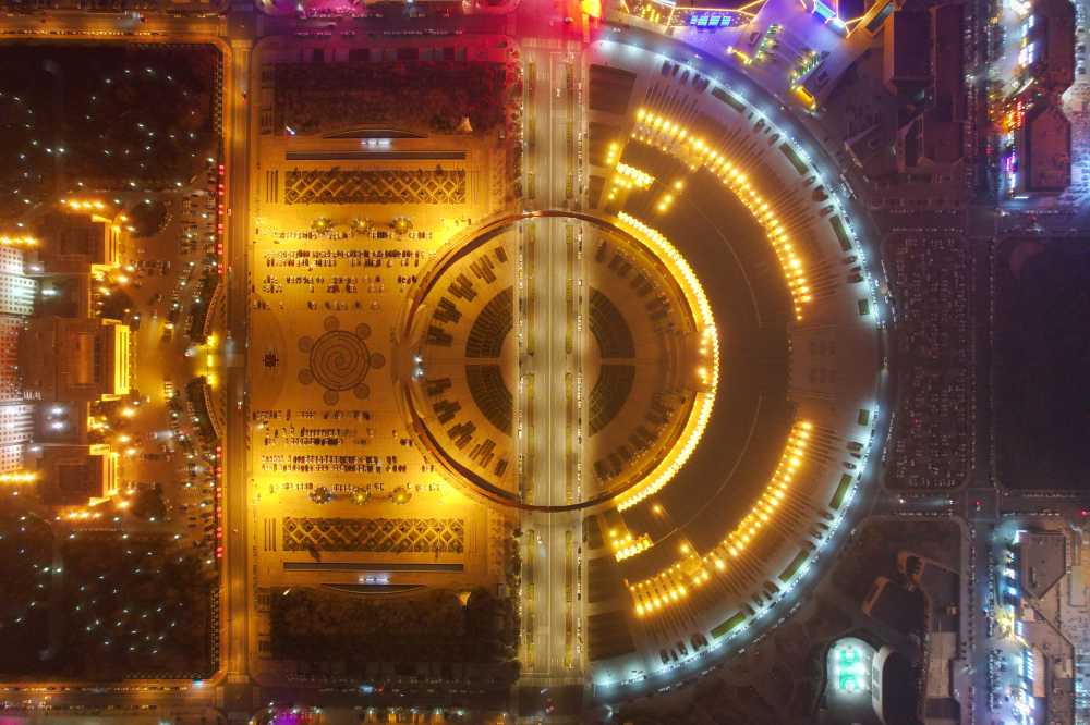 新乡平原博物馆俯瞰图