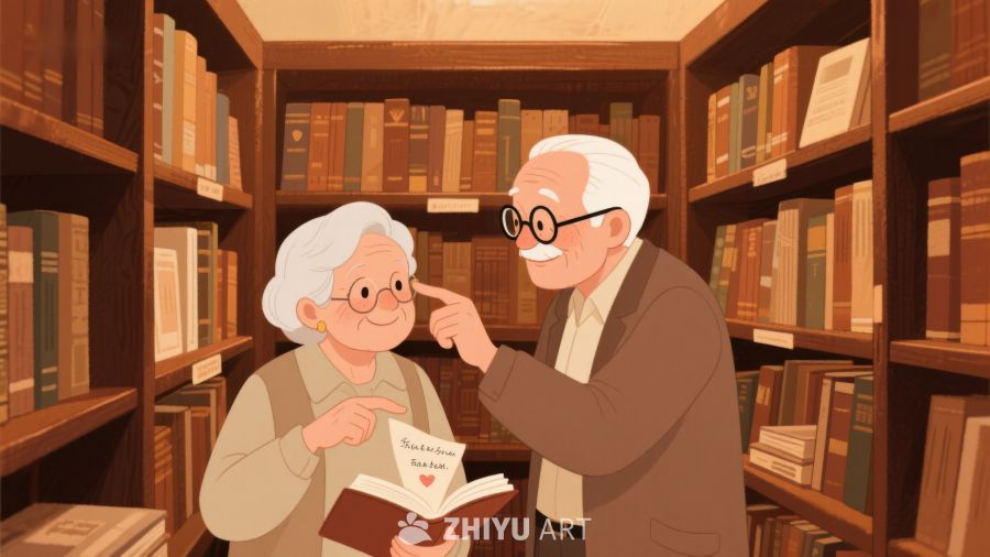 图书馆里的温馨对话 278