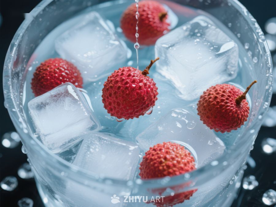 冰块与荔枝的清凉组合 18