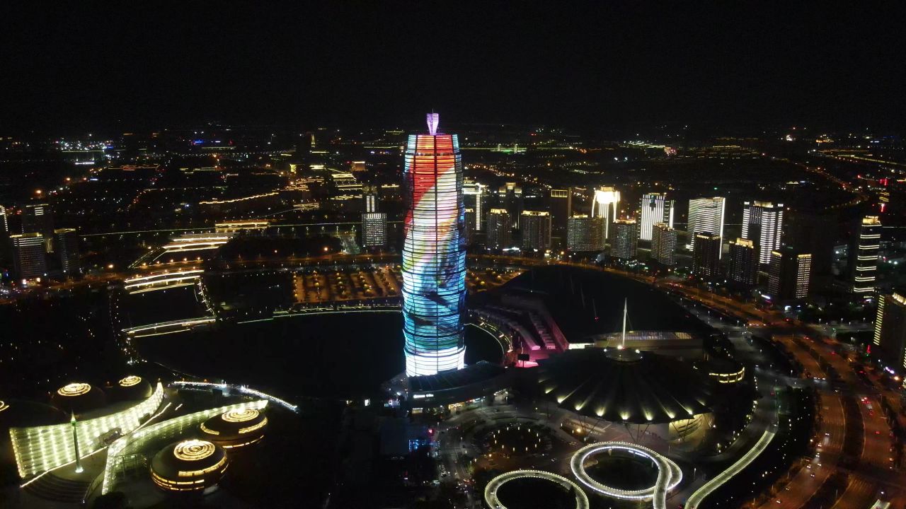 河南郑州城市地标建筑千禧广场