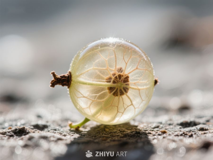 透明果实内部结构特写 601