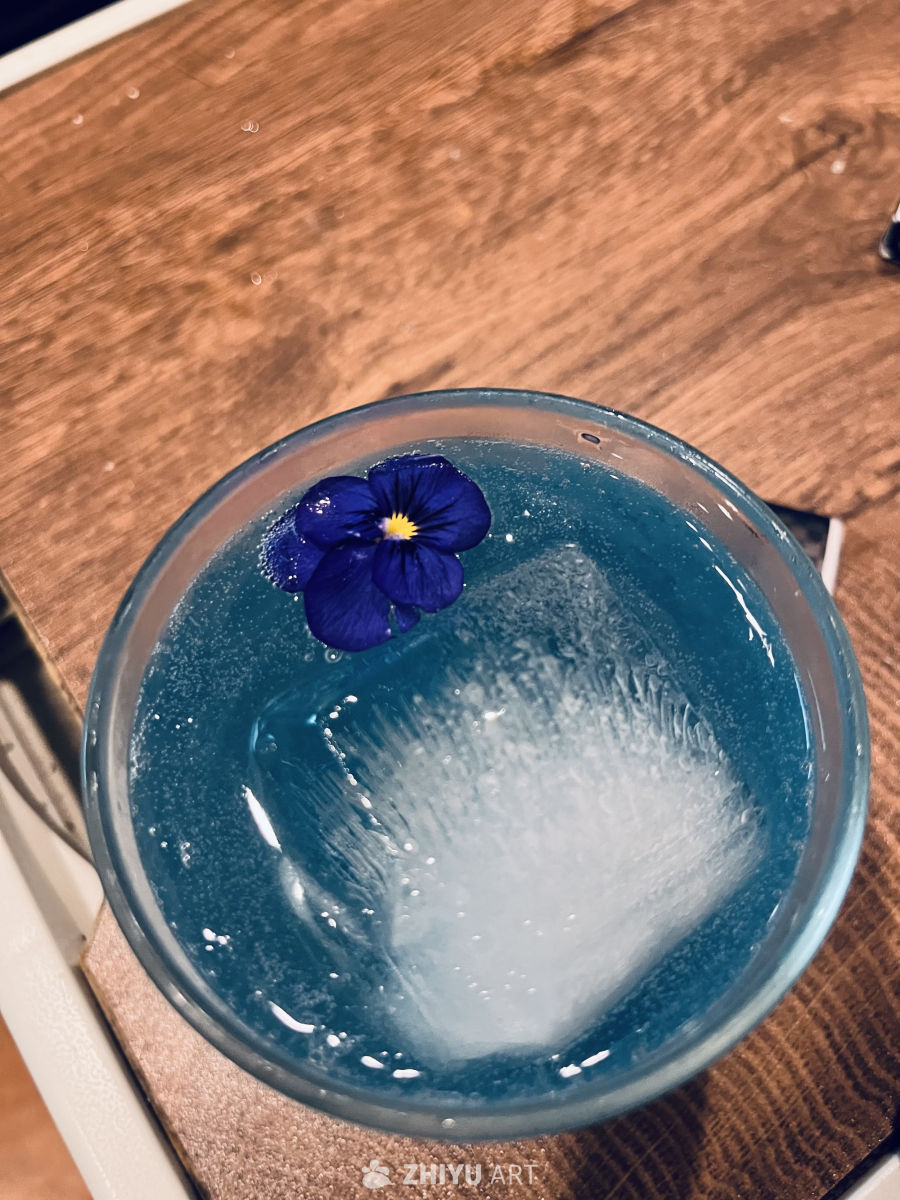 蓝调花香饮