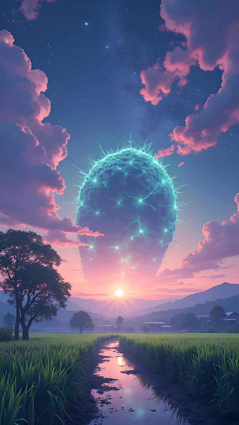 未来风格大自然森林超自然风景画质 71