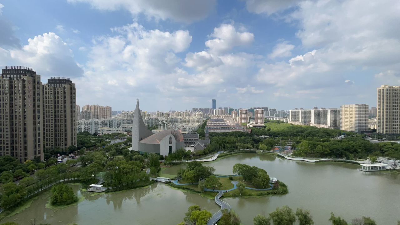 昆山好人公园延时摄影