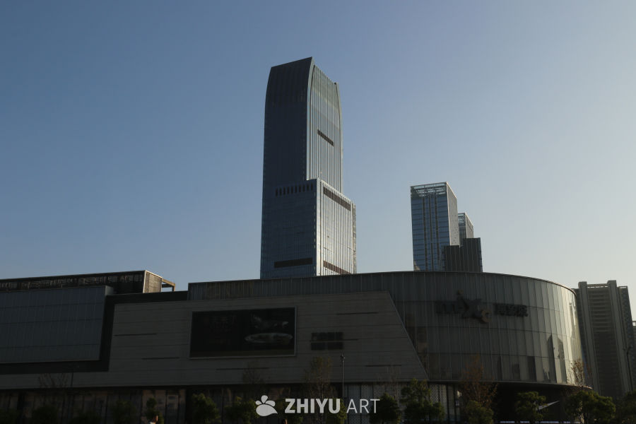 现代都市的摩天大楼