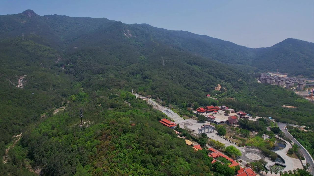 航拍厦门北辰山景区