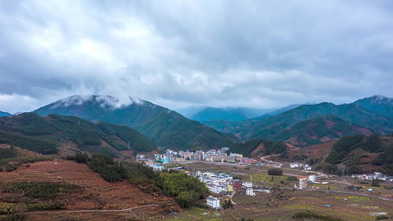 广东乐昌九峰山山区延时拍摄二