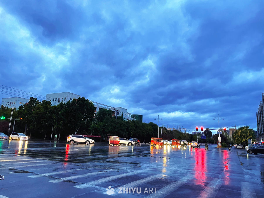 雨后暮色