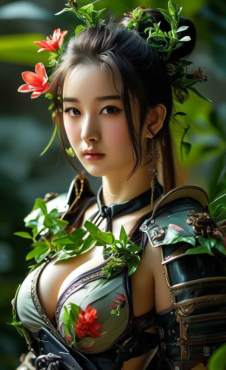 野人美女户外植物 5