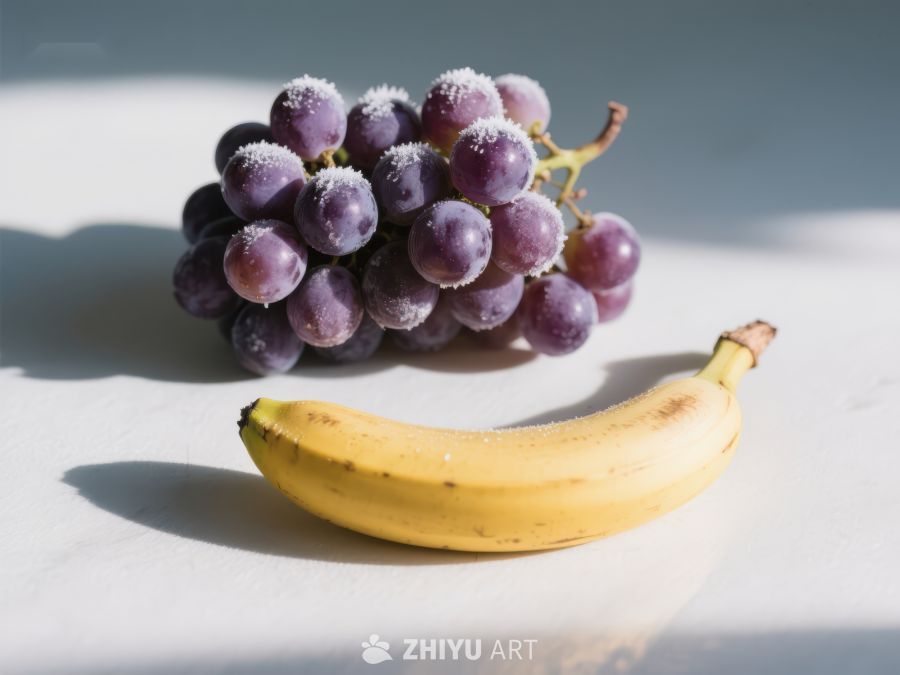 阳光下的葡萄与香蕉 363