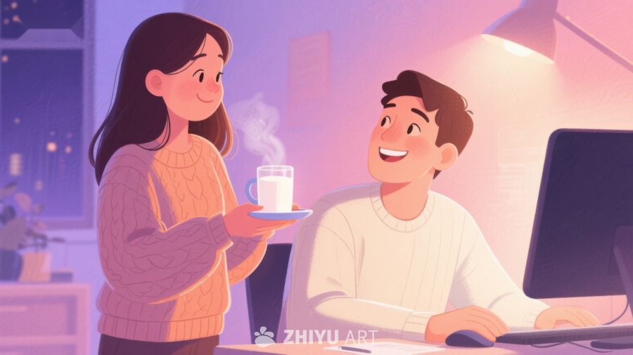 温馨夜晚，共享热饮时刻 491