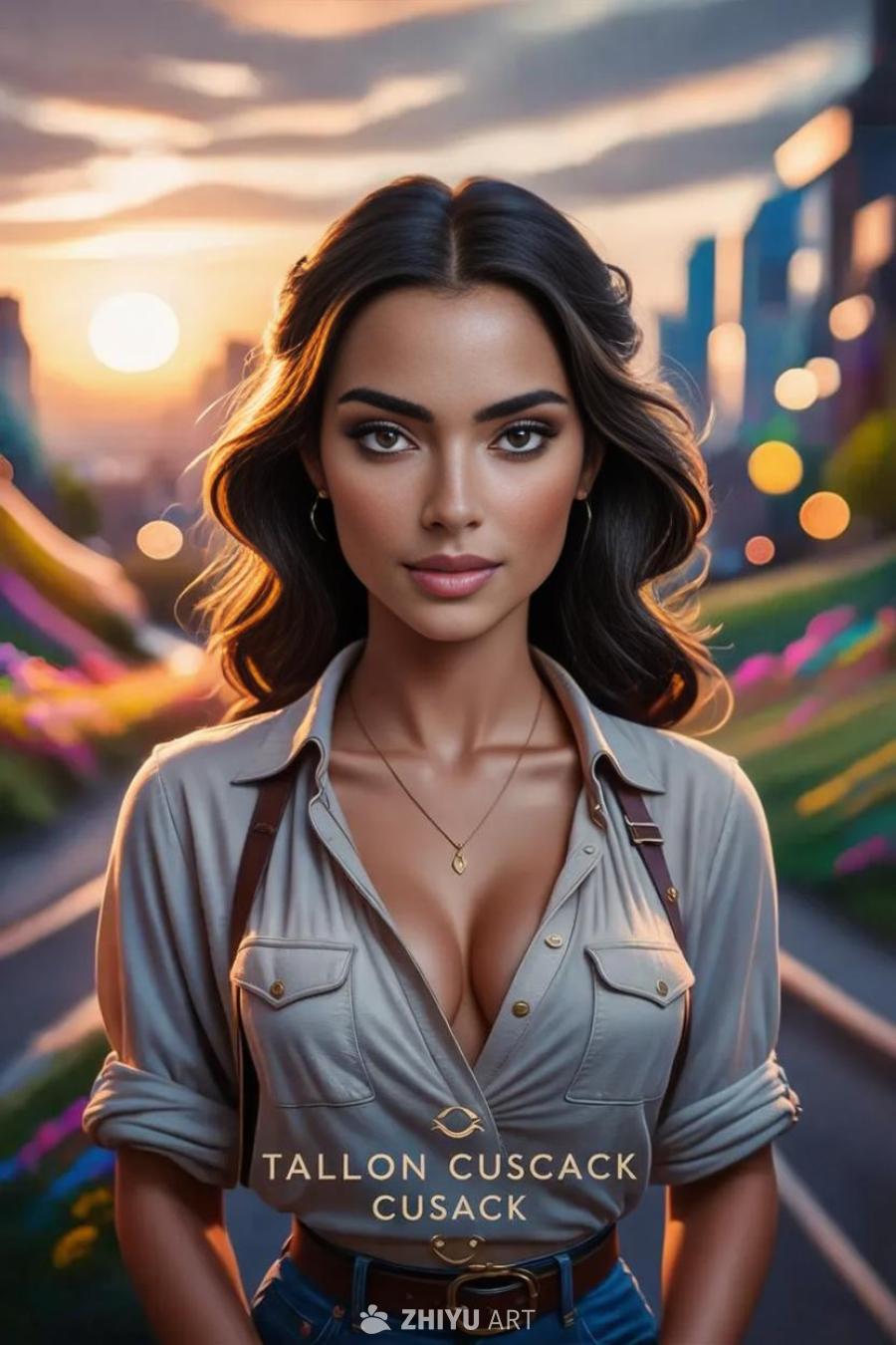 一名女性，名为Tallon Cusack，她有着深
