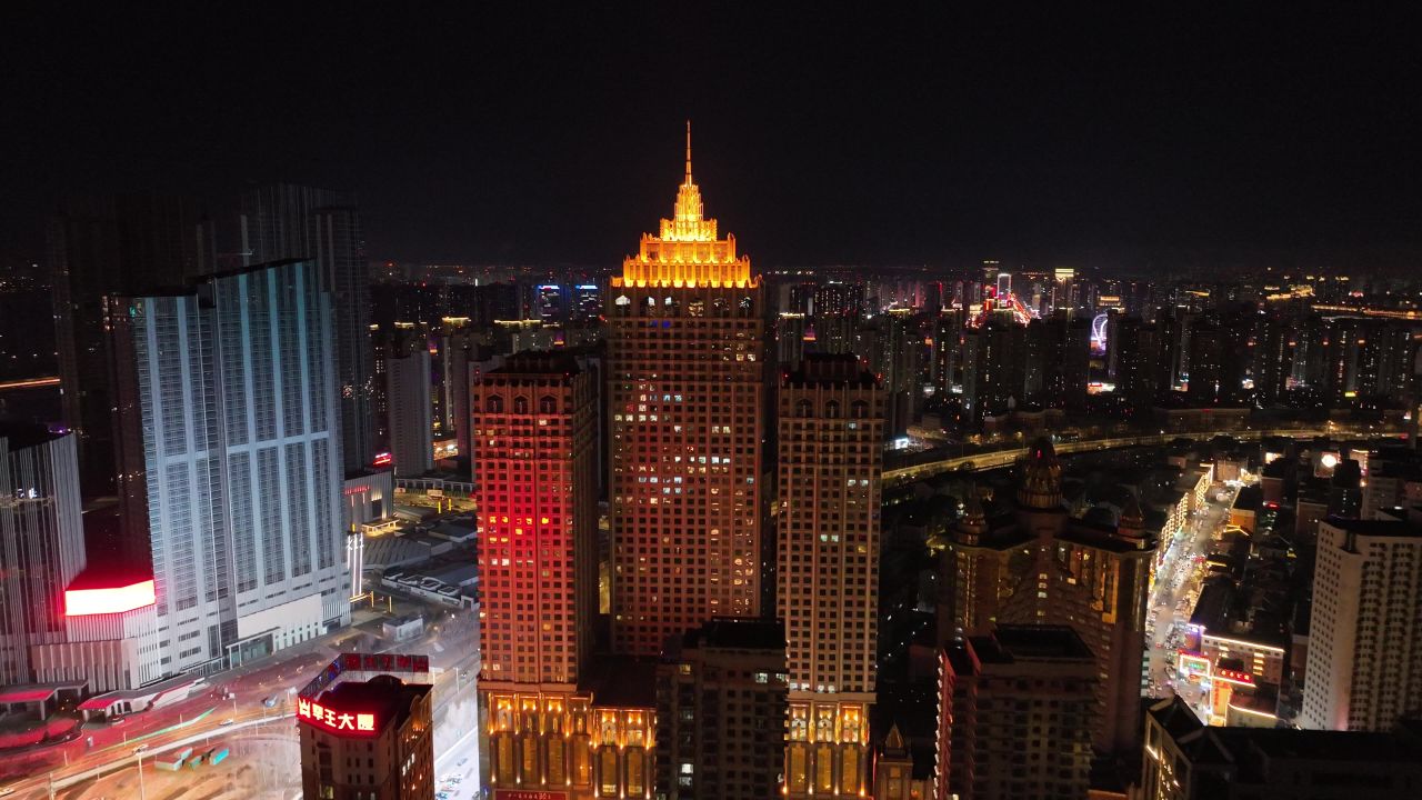 沈阳标志建筑 沈阳金廊 
